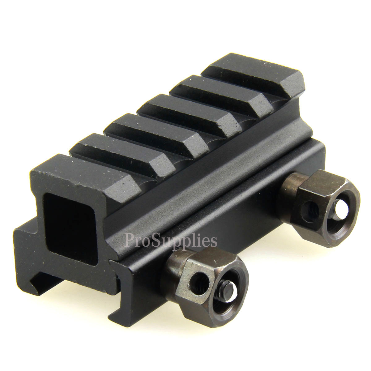 0.75" inch 5 Slot High Riser 20mm WEAVER PICATINNY See Through Scope Mount