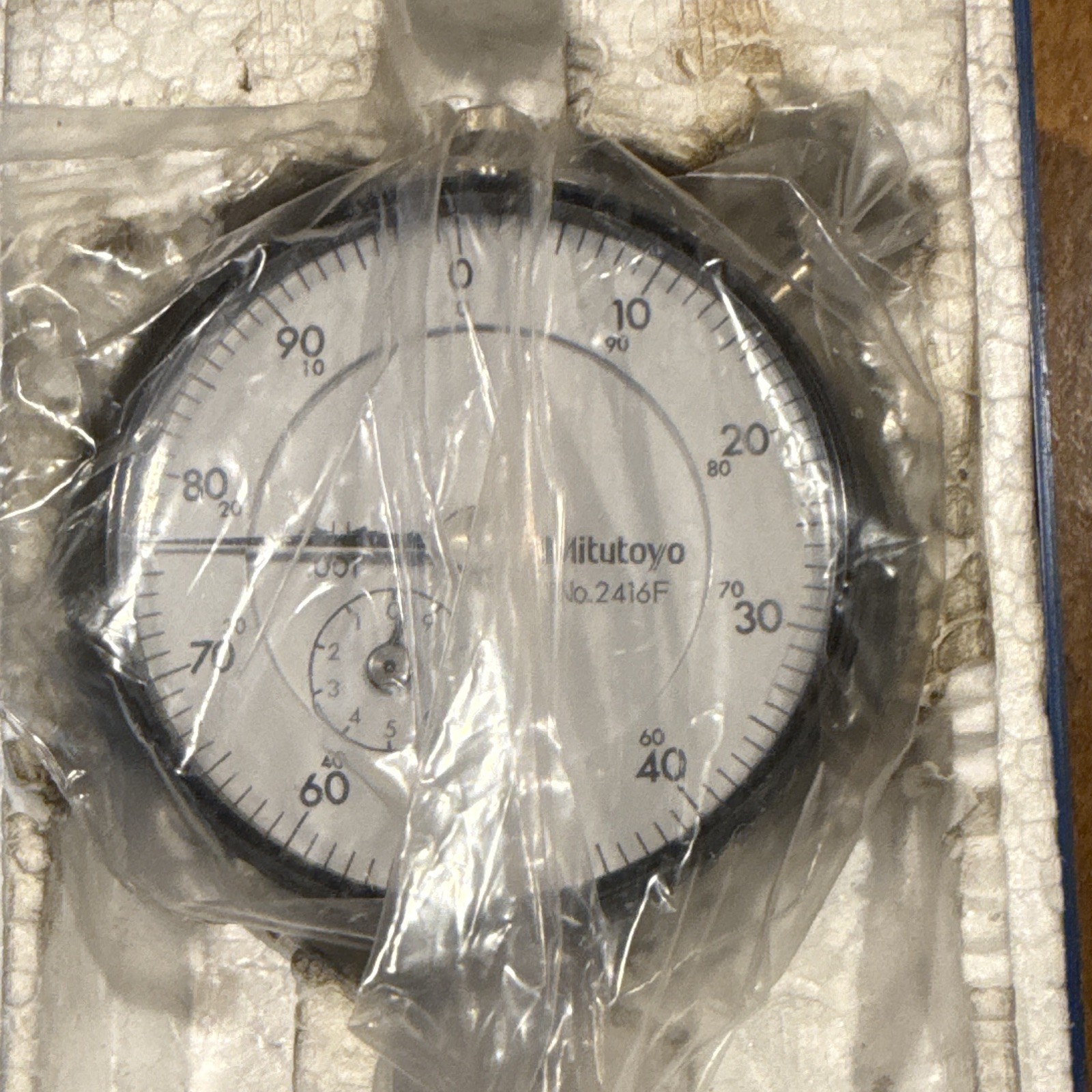 Mitutoyo Dial Indicator No. 2416F in Blue Case