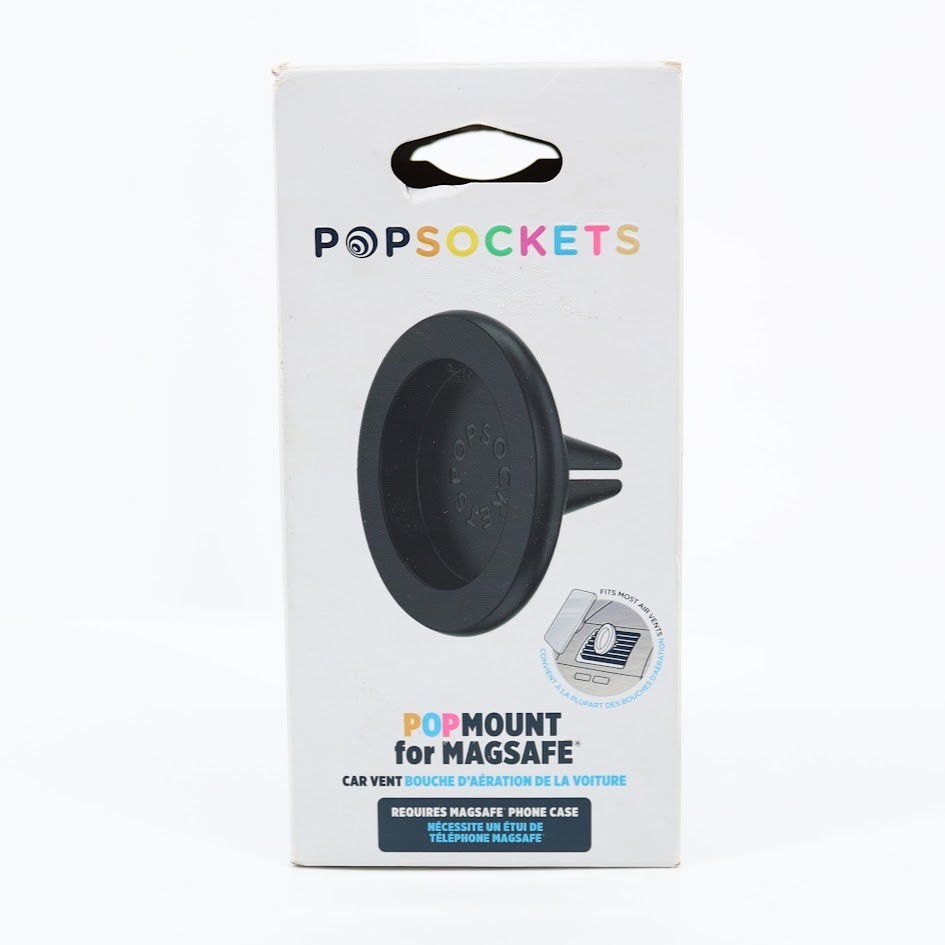 PopSockets Vent Mount with MagSafe - Black - New