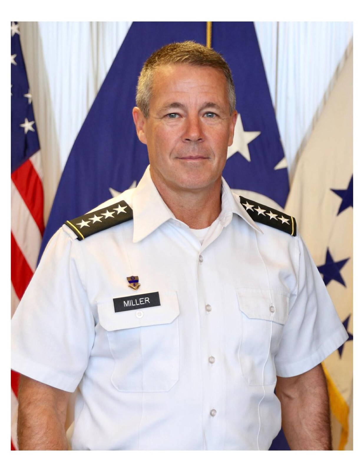 United States Army General Austin S. Miller 8x10 Portrait Photo On 8.5" x 11"