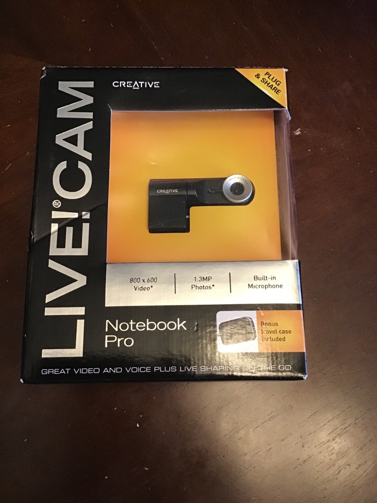 Creative LIVE! Cam, built in micophone  800 x 600 1.3MP 2.0 USB - WINDOWS