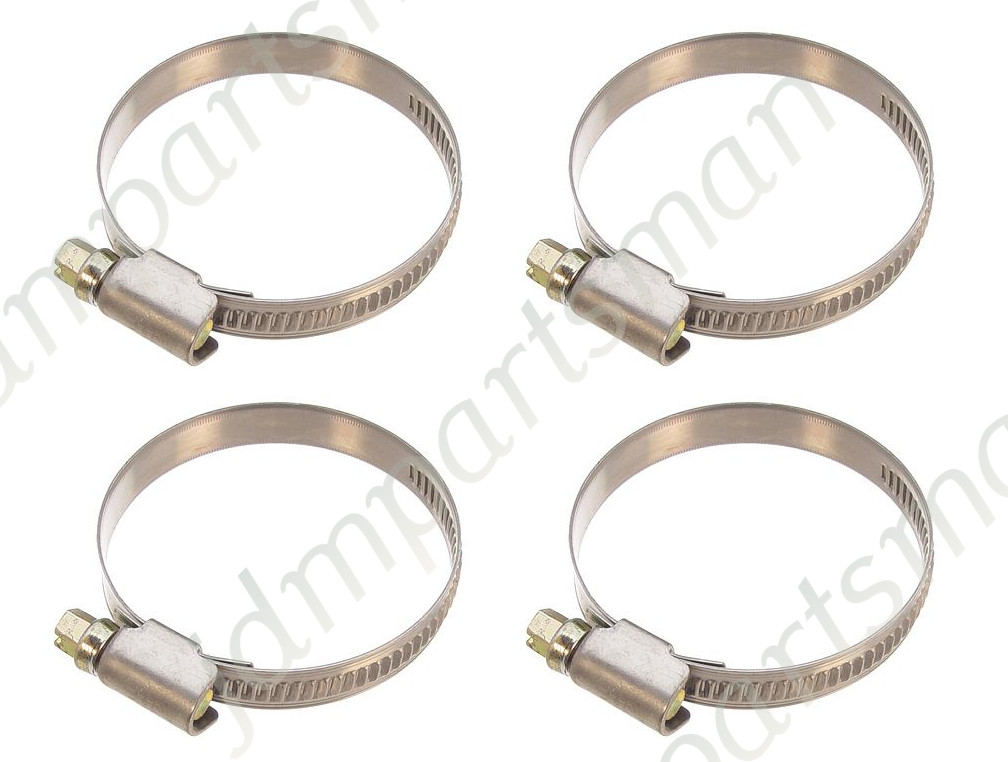 Narrow Band 9mm Steel Hose Clamp 32-50mm - Made in Germany (Pack of 4) HC32-50/9