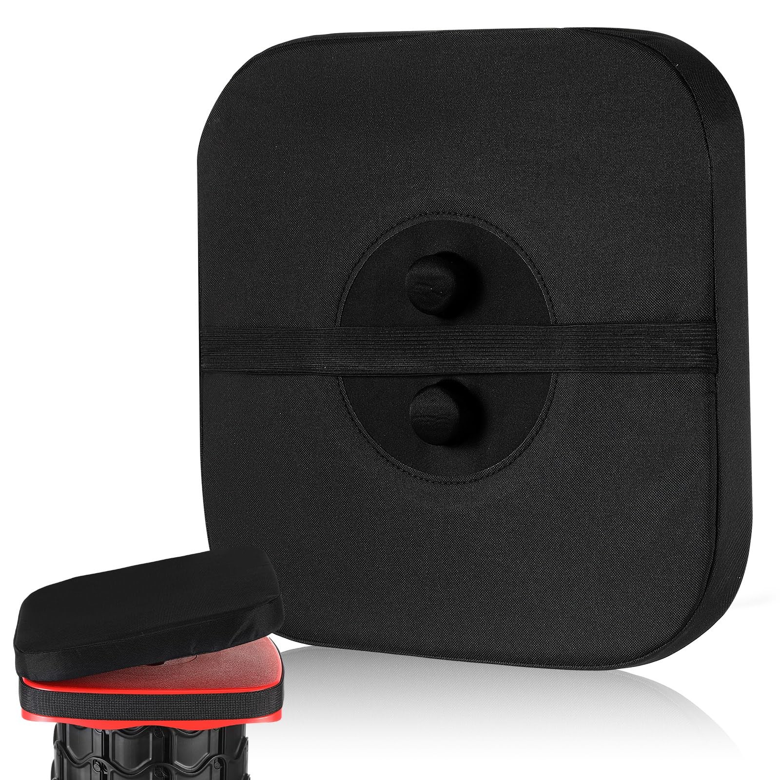 1 Pack Square Telescopic Stool Cushion (Exclude Chair) with Memory Foam Retra...