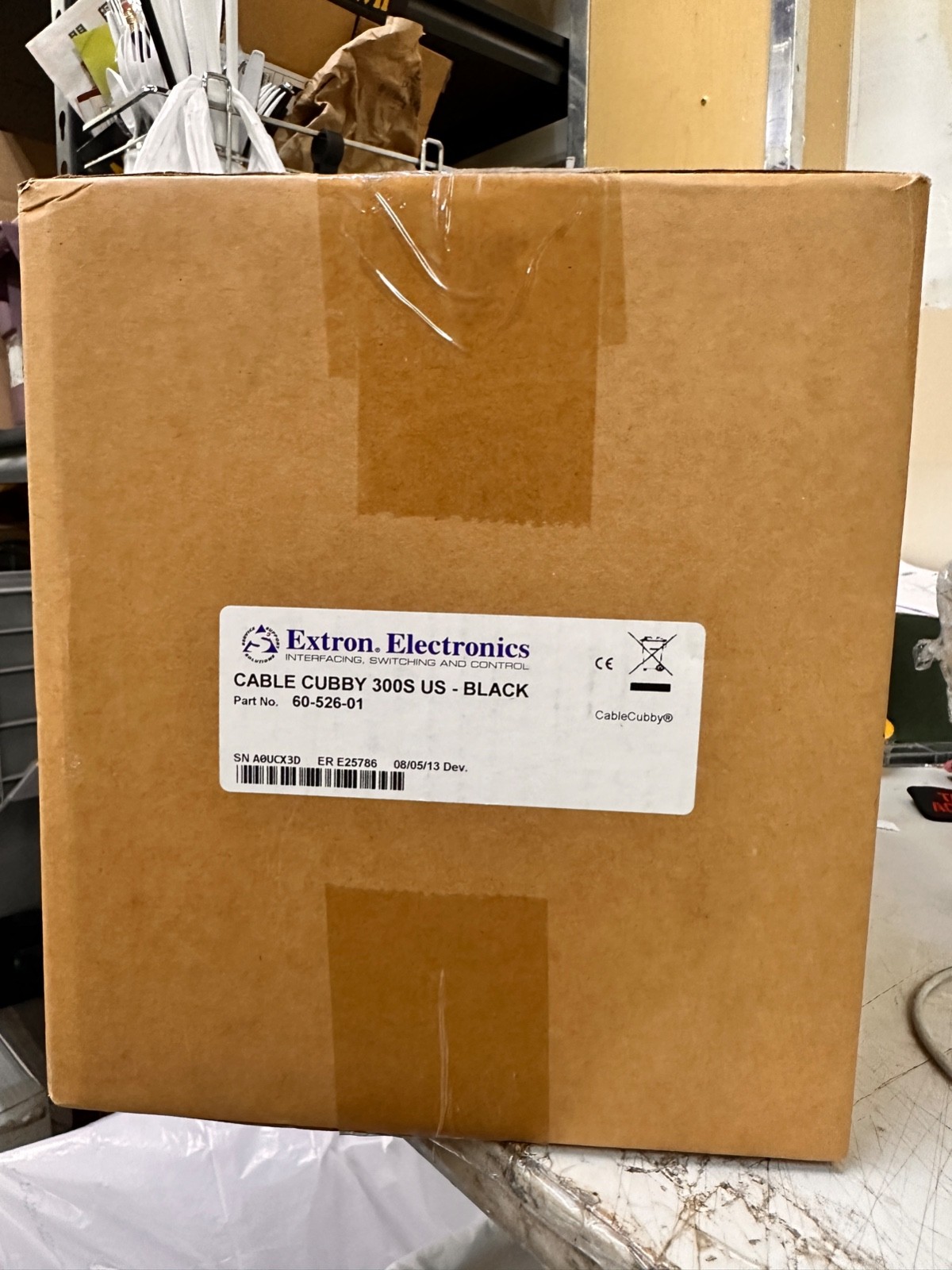 Extron Electronics Cable Cubby 300S US Black 60-526-01 New In Box - sealed box