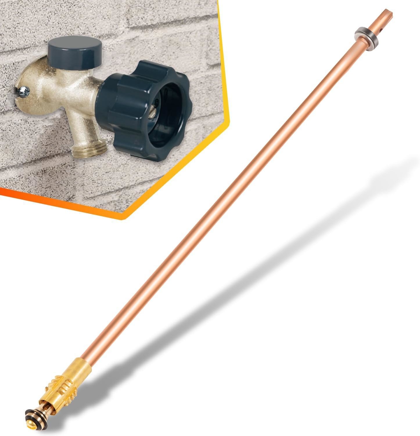 123-0095 Stem Assembly for 1970-06 500 Series Mansfield Style Full-turn Hydrants