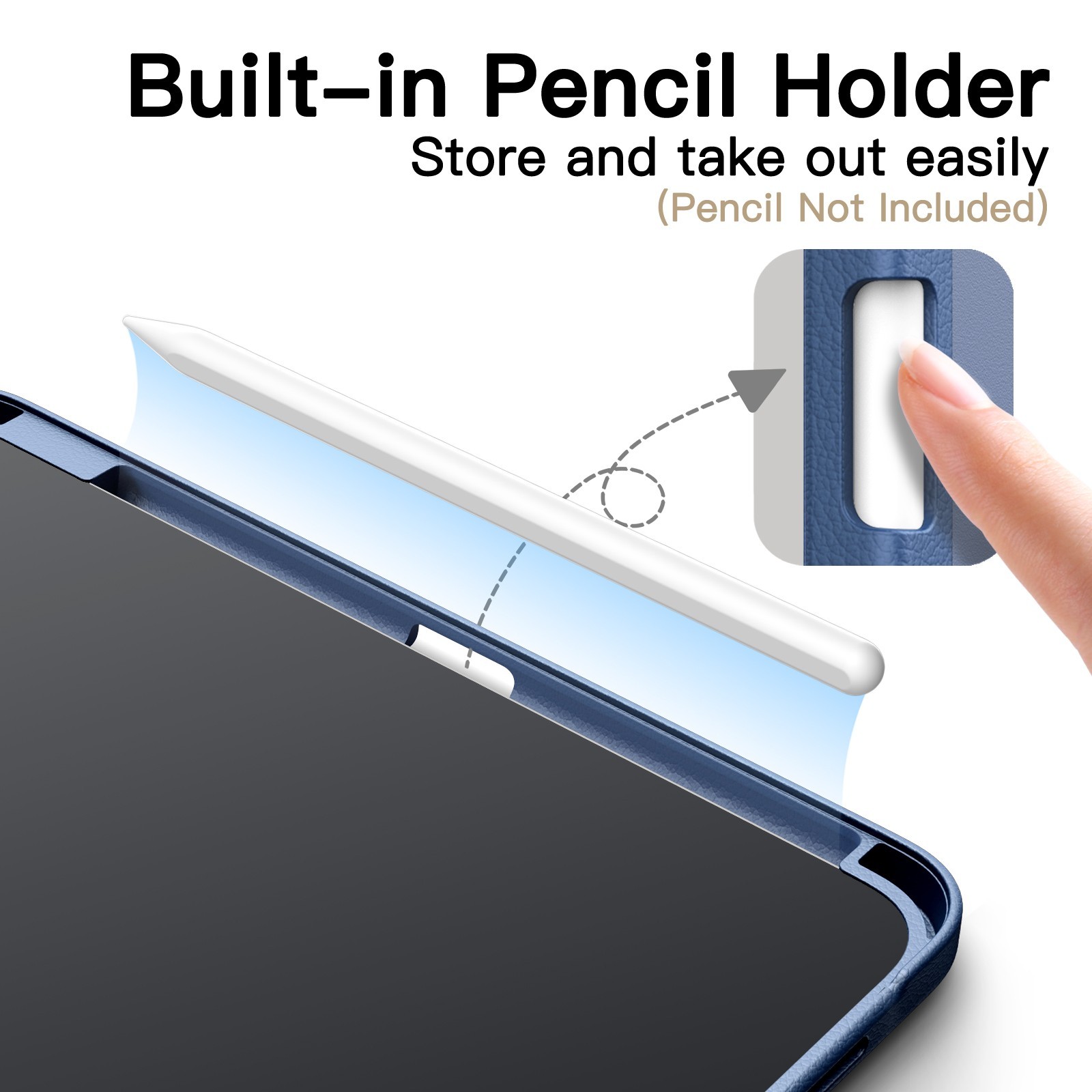 Multi-Angle Stand Case for iPad (A16) 11th/10th Generation, Ultra-Stable Support