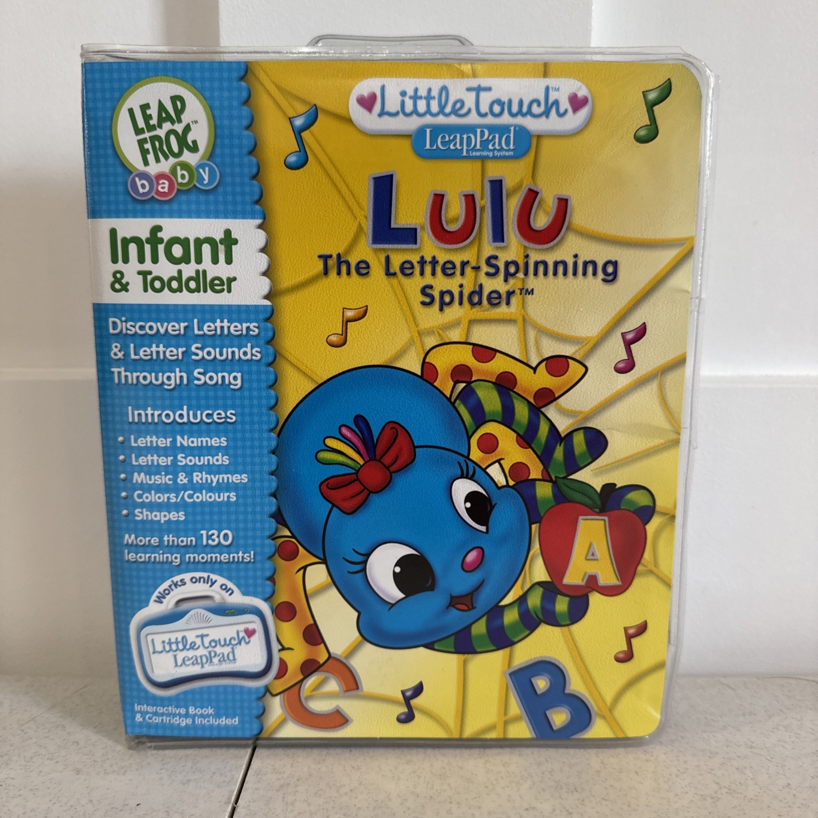 Leap Frog Little Touch Leap Pad Lulu The Letter Spinning Spider Infant Toddler