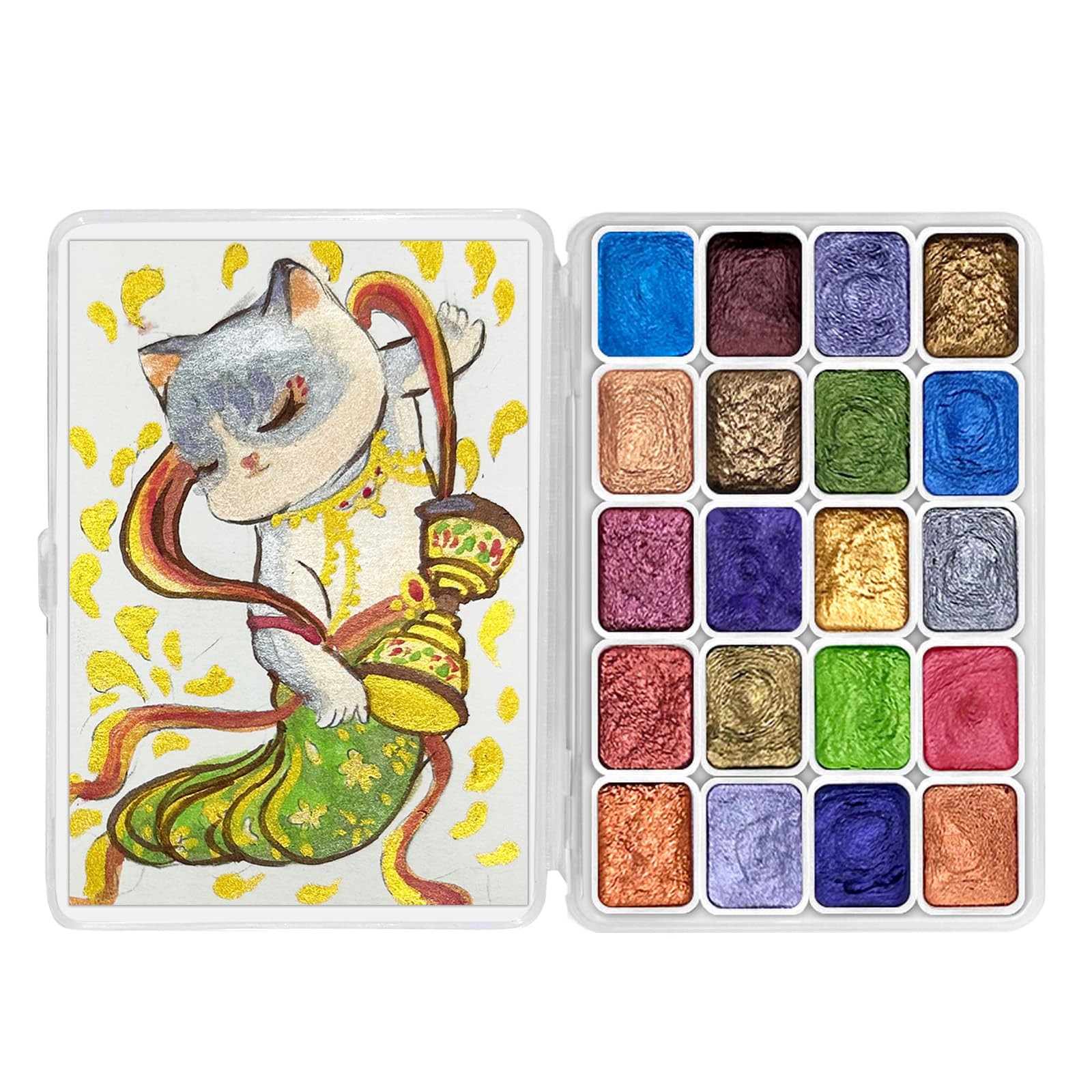 CraftyManor Mini Forestry 0.08 Ounce (Pack of 20), Dunhuang 20 Colors
