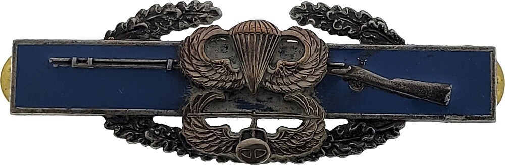 Combat Infantry Airborne Air Assault Wing Badge Army CIB Military Insignia Pin