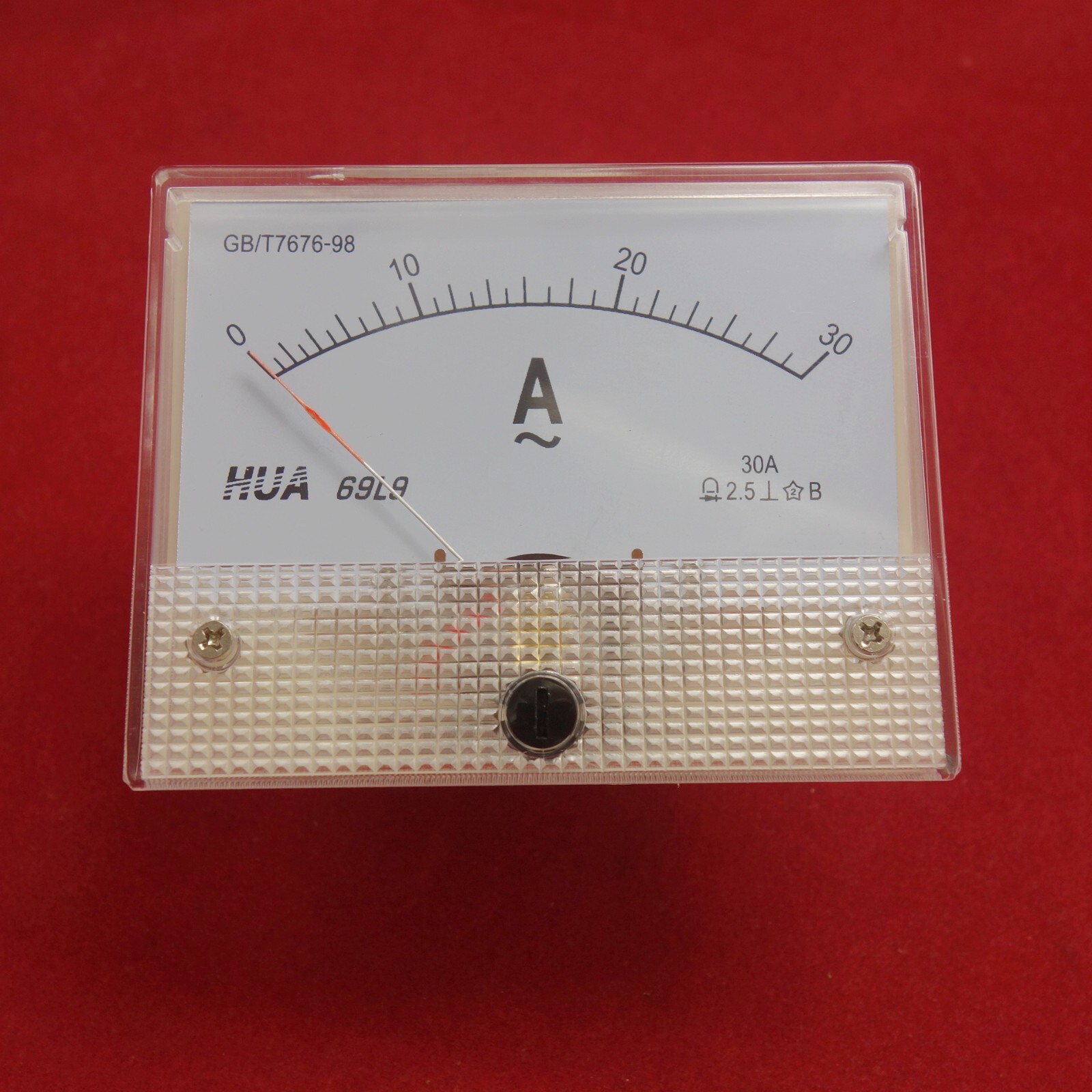 1pc AC 0-30A Analog Ammeter Panel AMP Current Meter 69L9 direct connect