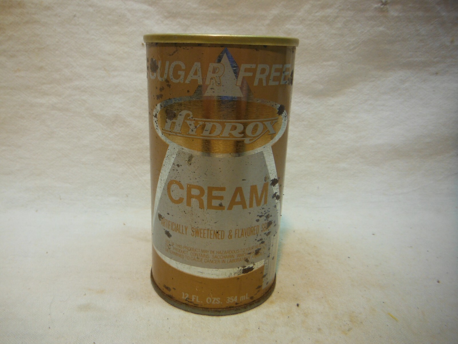 HYDOX SUGAR FREE CREAM SODA CAN~HODGKINS,IL.~#43