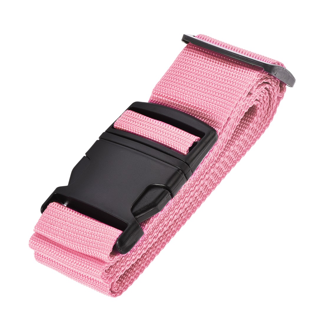 Luggage Strap Suitcase Belt with Buckle 2Mx5cm Adjustable Travel Packing, Pink