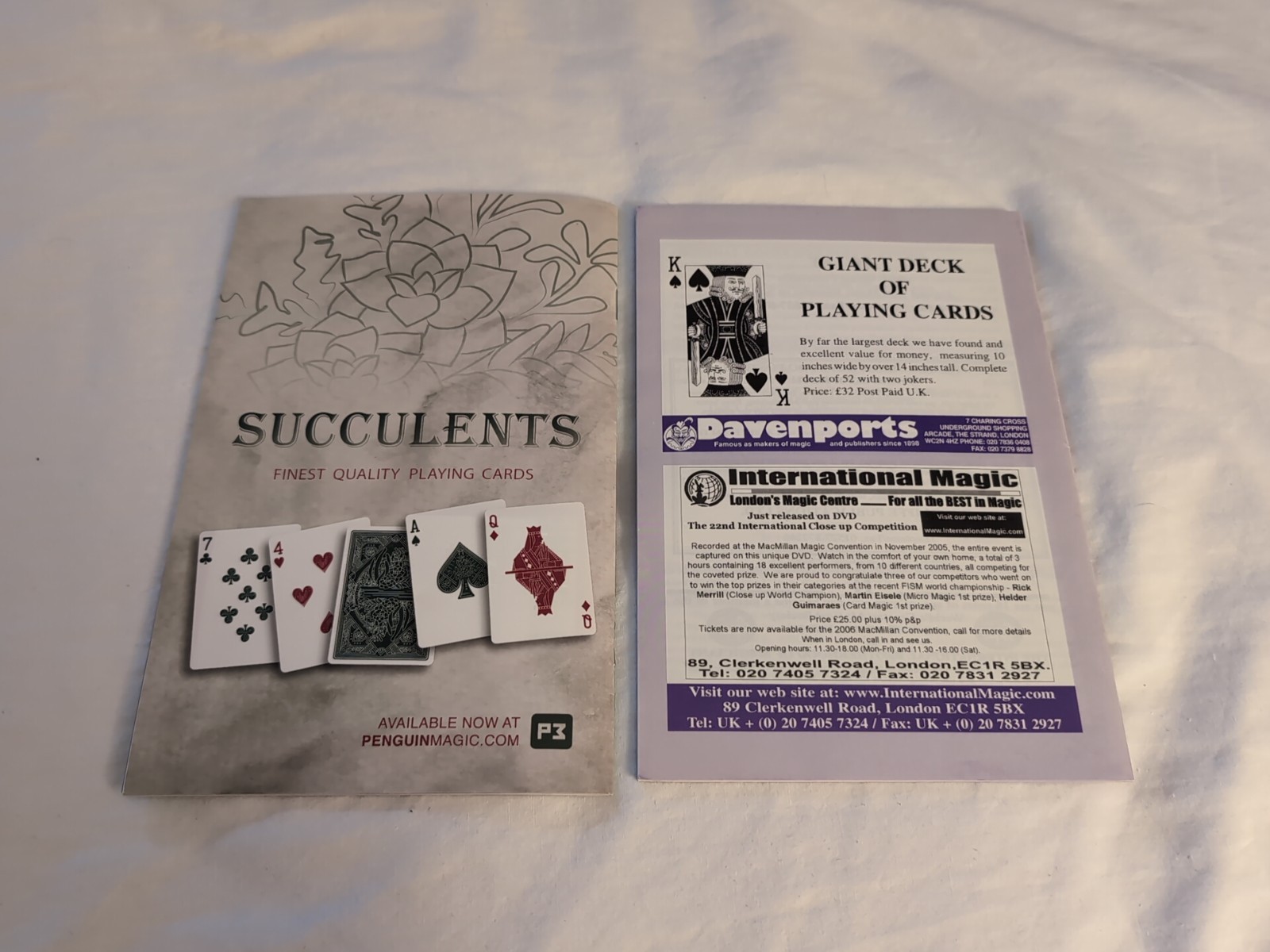 2 Magic Booklets - Penguin 3/21 & Goodliffe 9/06