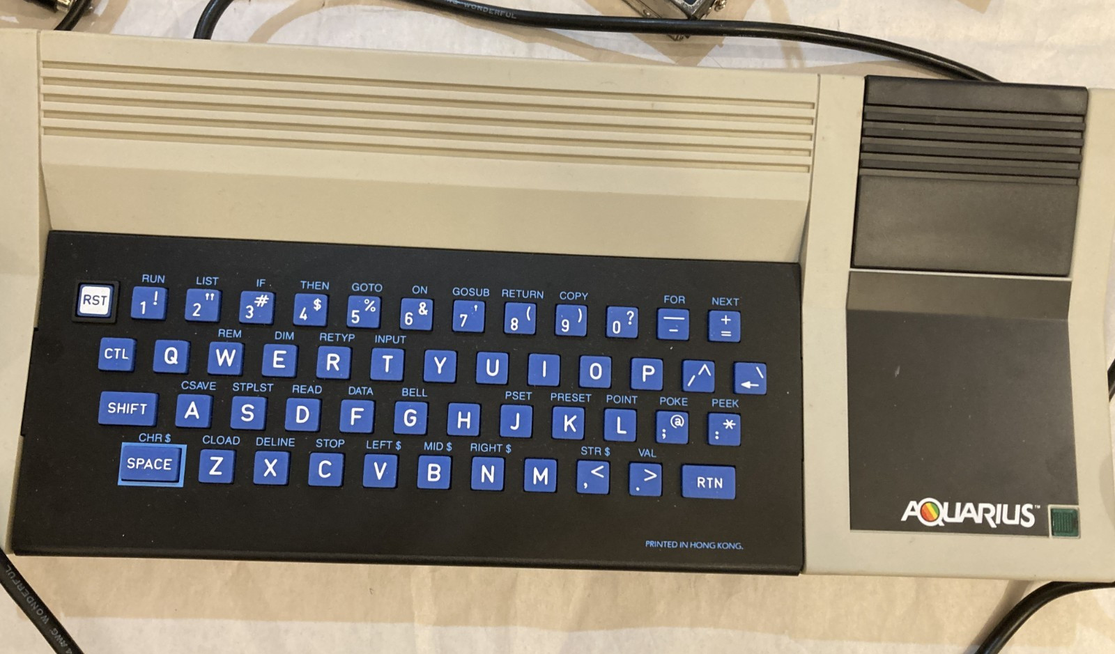 Aquarius Home Computer System Vintage 1983 Radofin, Tested & Working