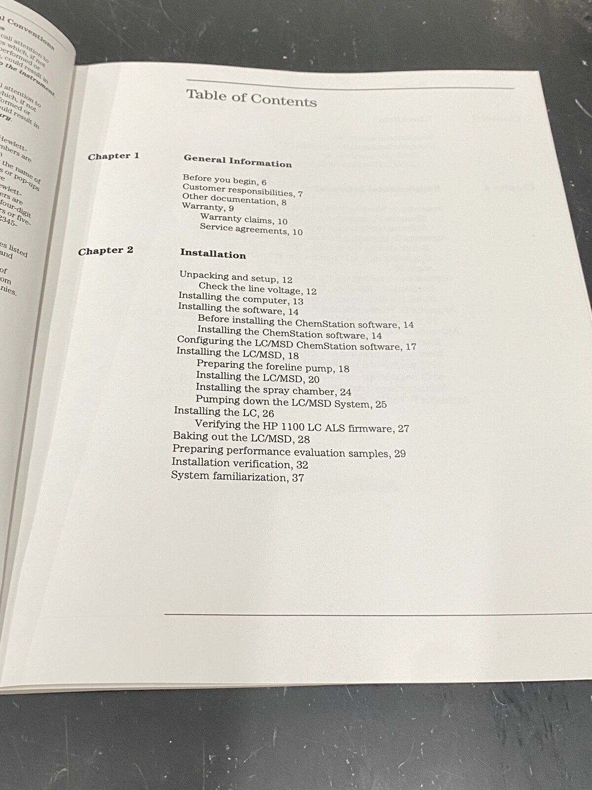 Hewlett Packard HP 1100 LC/MSD - User Guide / Instructions Manual