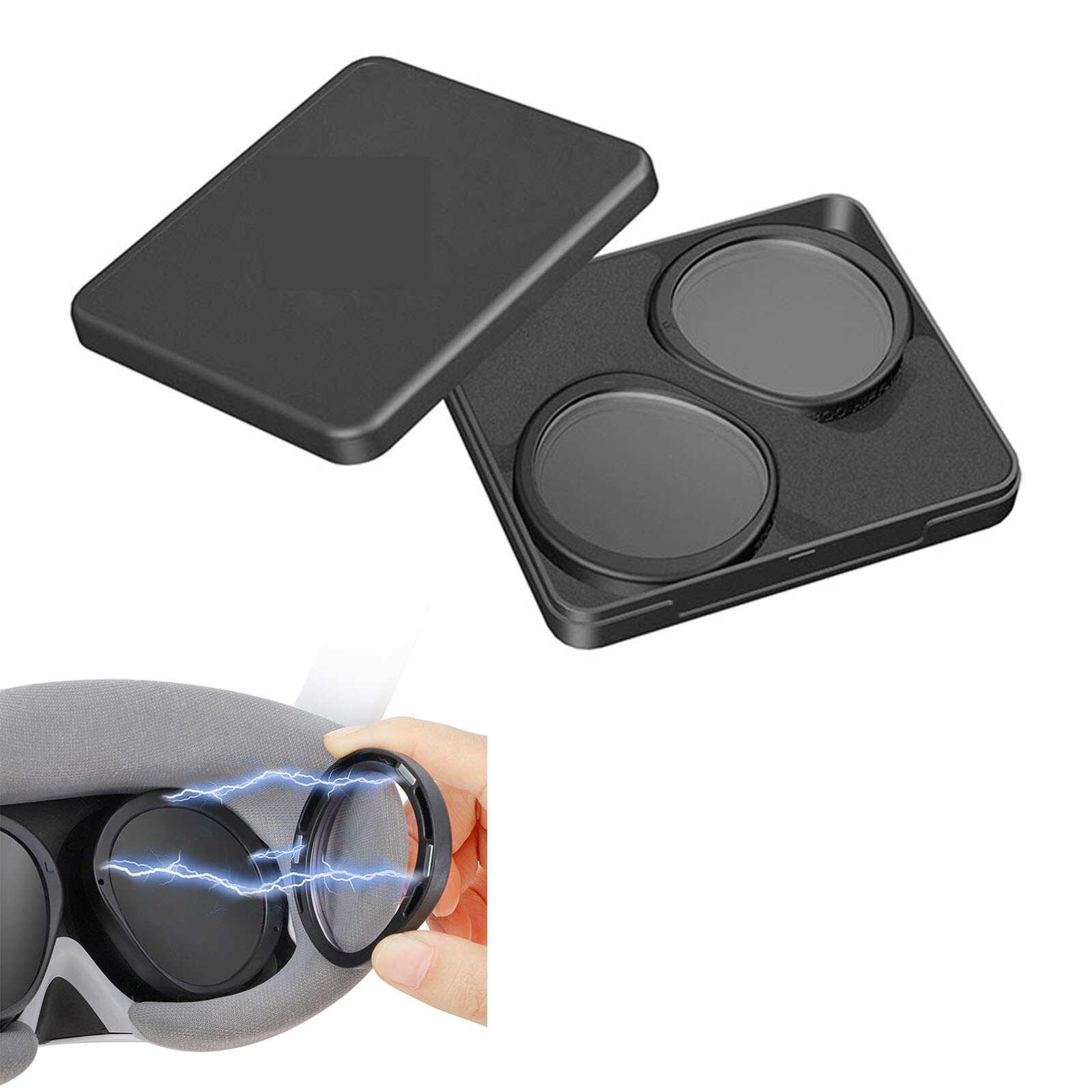 1-Pair Magnetic Myopia Lenses with Lenses Frame For PICO 4 VR Lens Accessories