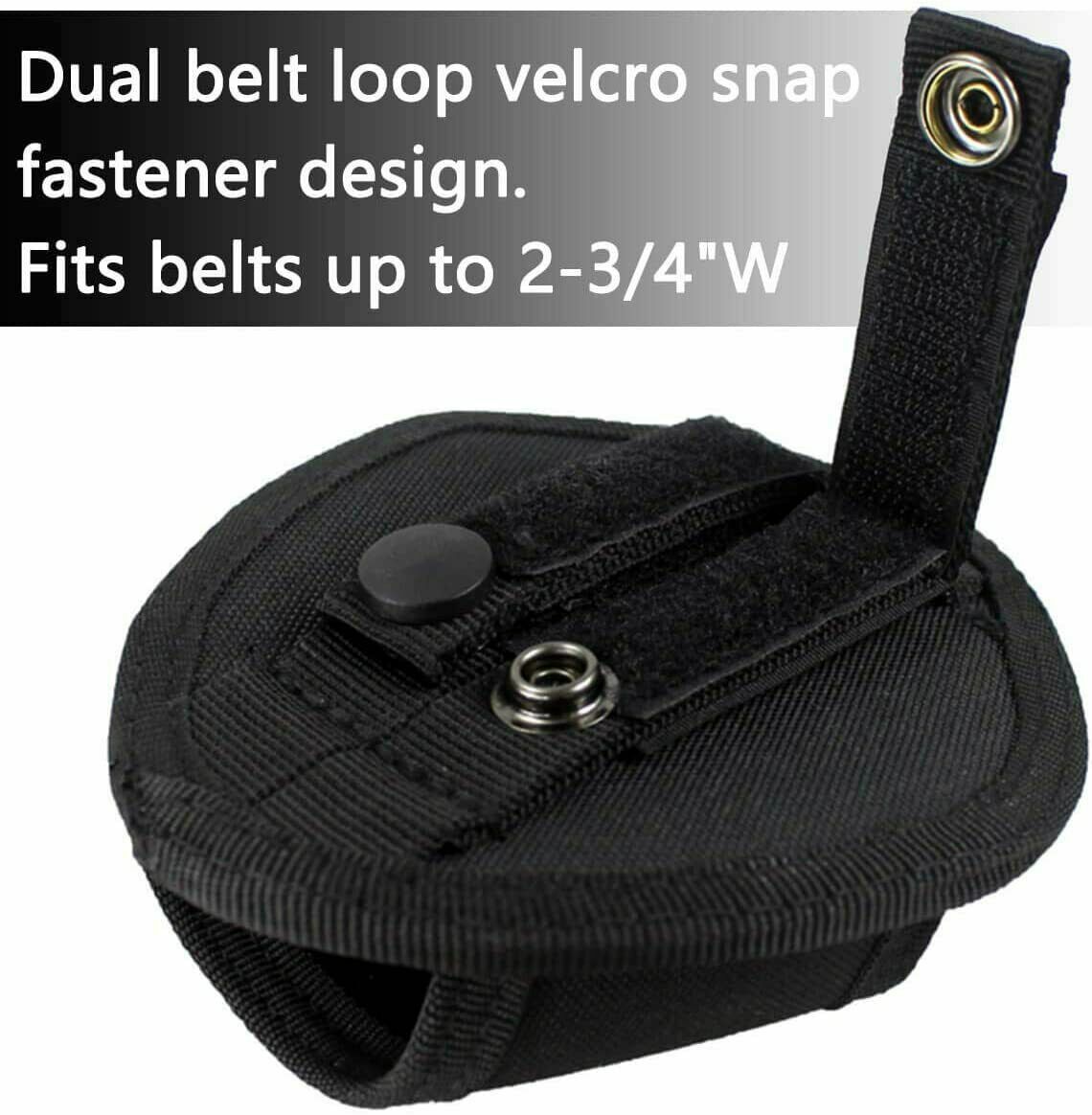 2pcs Handcuff Case Nylon Open Top Handcuff Holder Pouch Fits Chain/Hinged Cuff