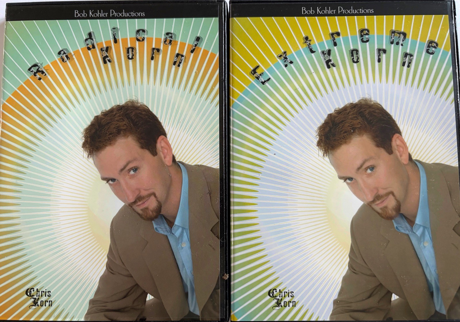 Set Of 2 x CHRIS KORN - Extreme Korn - Magic DVDs As Pictured S20