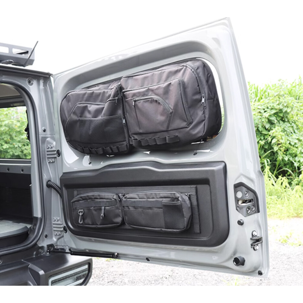 Car Trunk Organizers Bag For Suzuki Jimny 2/4-Door 2019+ Rear Door Storage Bag