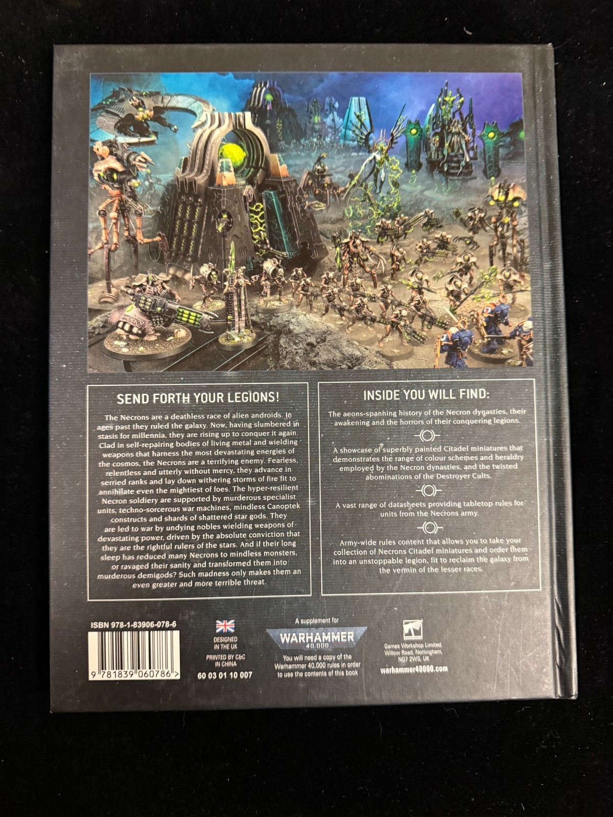 Games Workshop Warhammer 40k Necrons Codex Lot B Hardcover