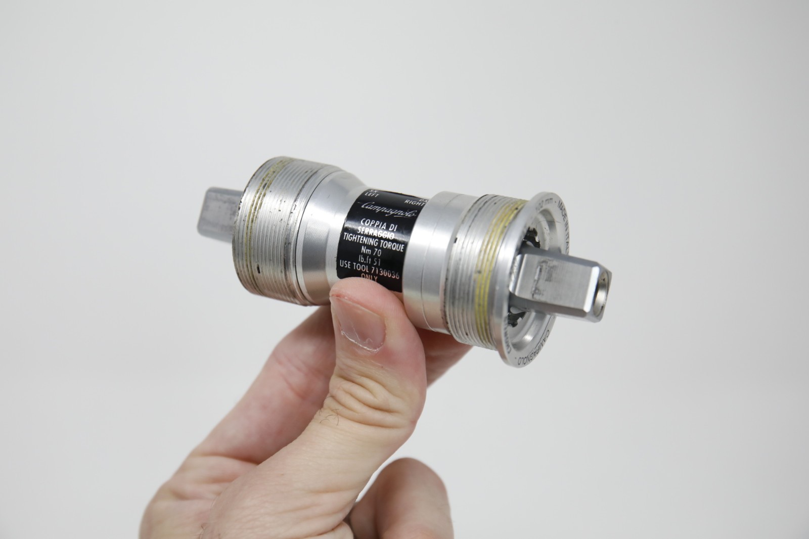 Campagnolo Chorus 102mm bottom bracket BSA threads british square taper