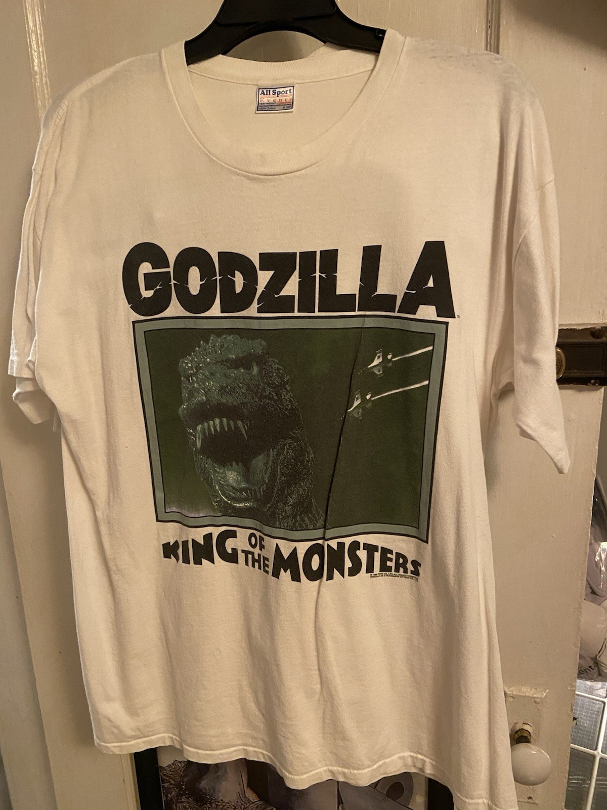 Godzilla King of the Monsters promo t-shirt from 1994 RARE FIND!
