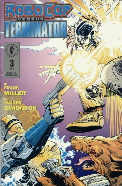 Robocop Versus The Terminator Comic Book #3 Dark Horse 1992 VERY HI GRADE UNREAD