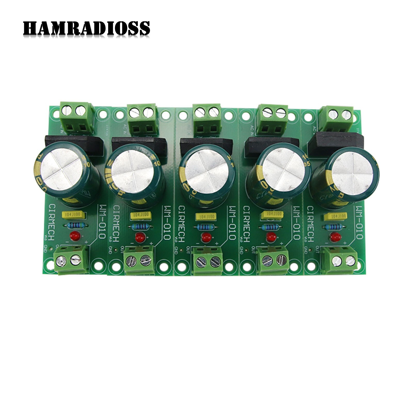 5PCS Rectifier Filter Power Supply Board Amplifier 50V AC to DC Power Module