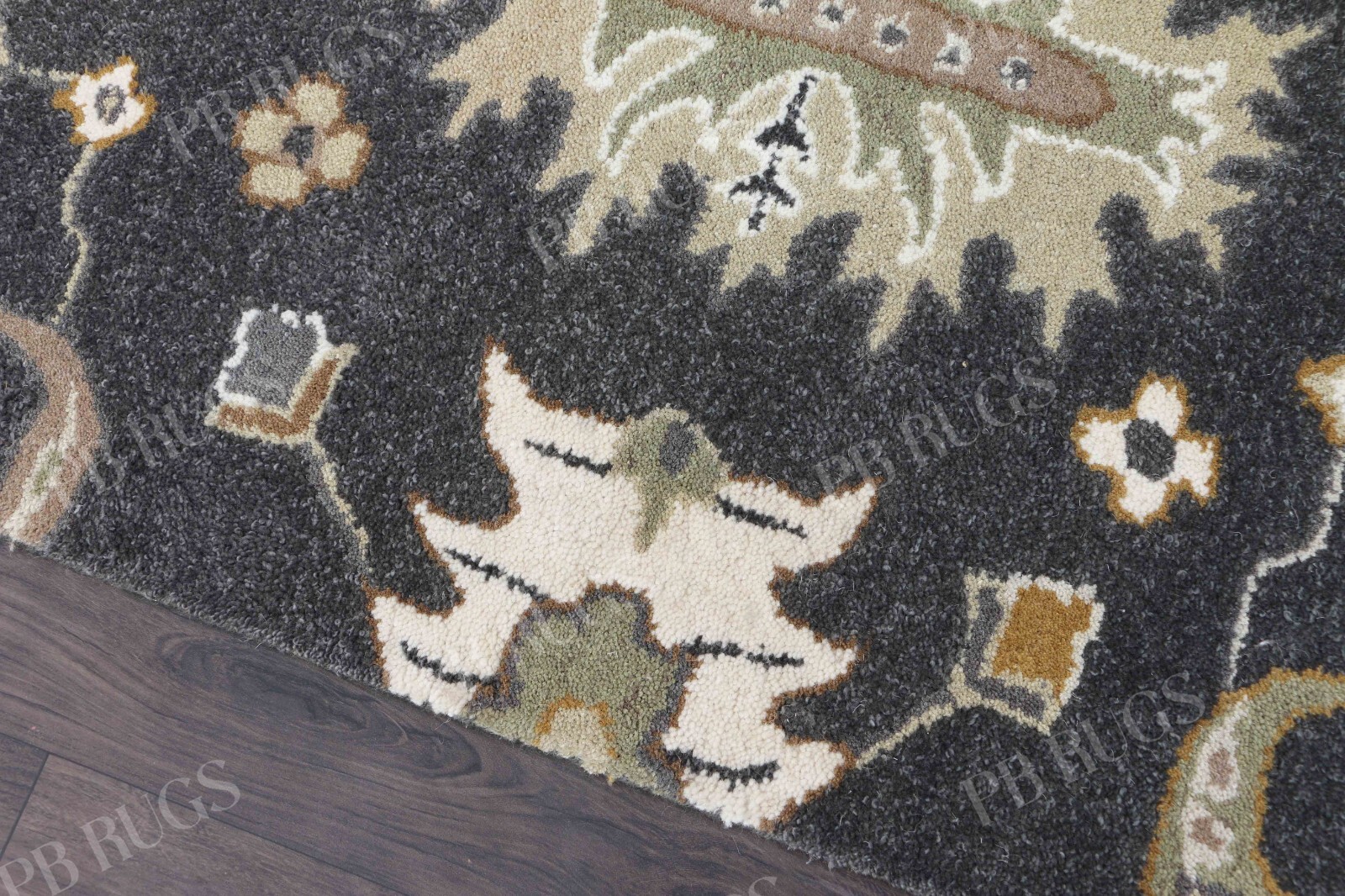 New Juno Gray Handmade Tufted Area Rugs 100% woolen