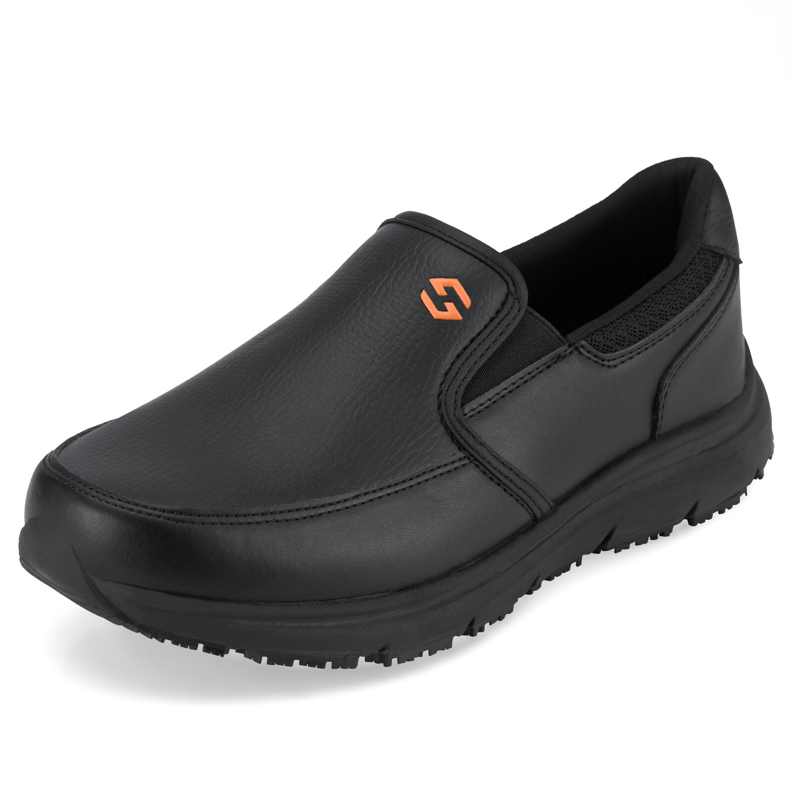 HISEA Men Non Slip Food Service Shoes Water Resistant Chef Health Care Work Shoe