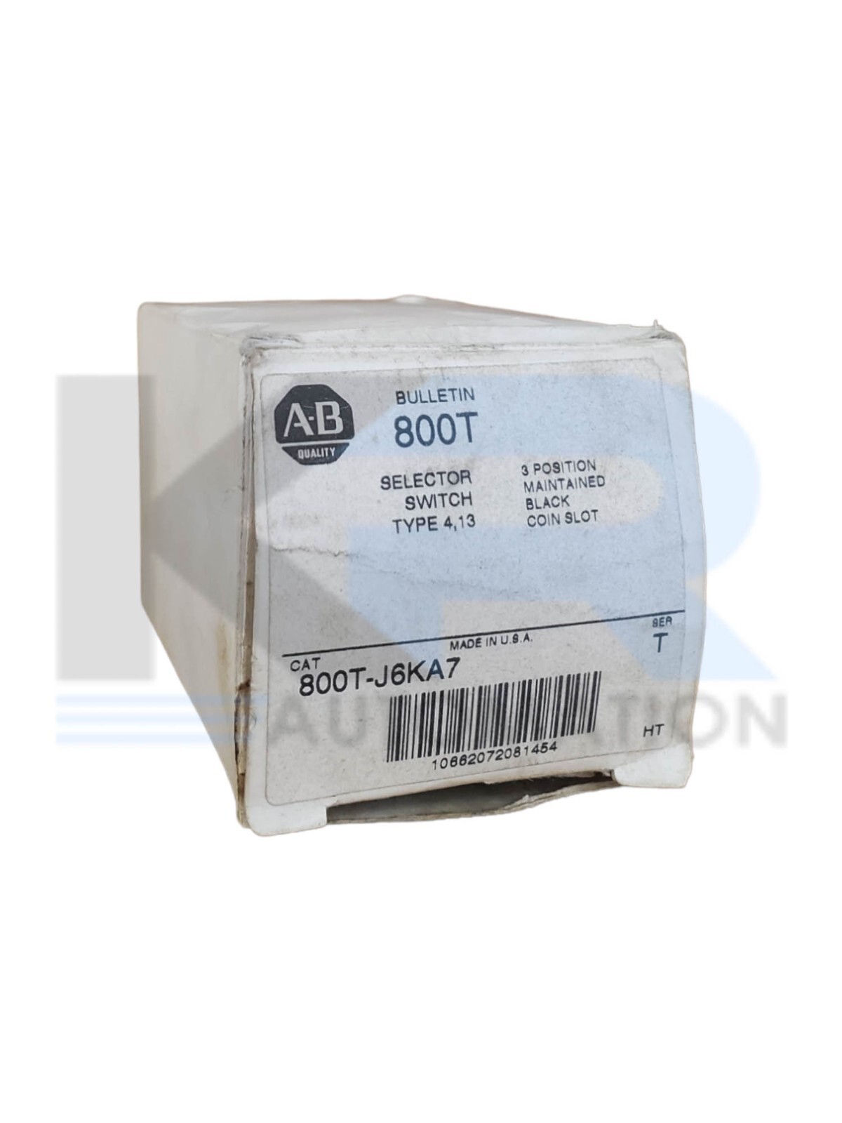Surplus Pre-Owned Allen Bradley 800T-J6KA7 /T Bulletin 800T Selector Switch 3Pos