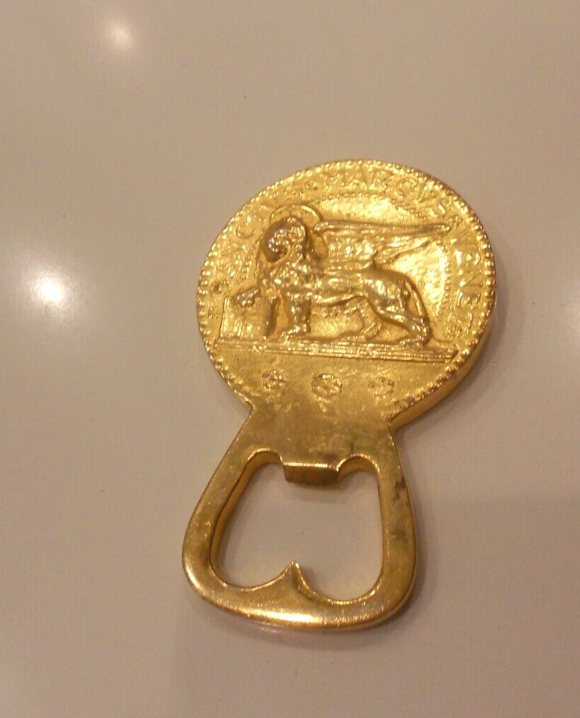 SANCTVS MARCYS VENET ITALY BOTTLE OPENER 3" X 2"