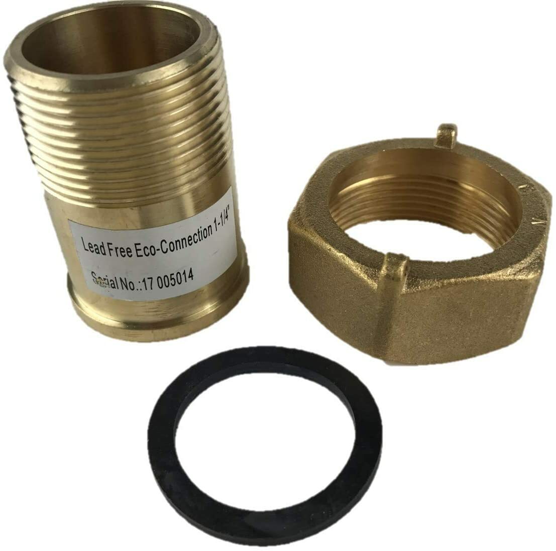 DAE C-125NL 1pcs 1-1/4" LeadFree WaterMeterCoupling, 1-1/4" M-NPT, 1-1/2" F-NPSM