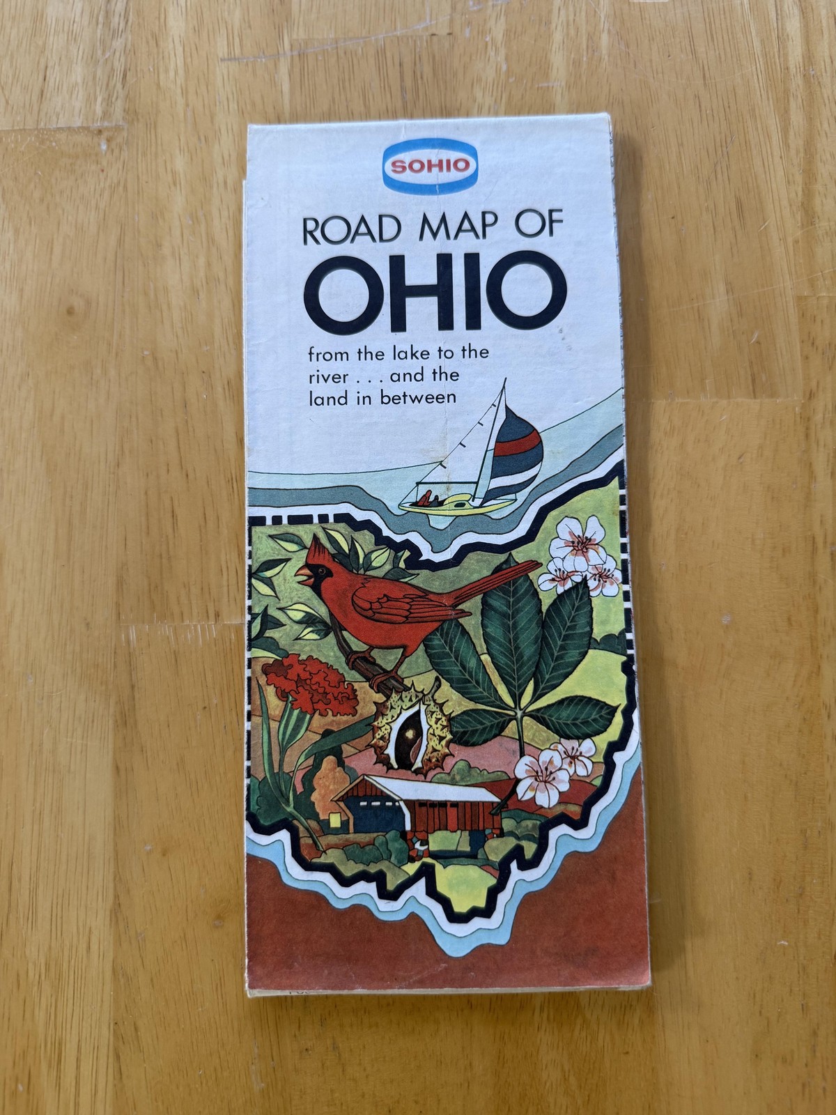 Vintage 1981 Sohio Ohio Road Map State Highway Travel Guide Folded Brochure USA