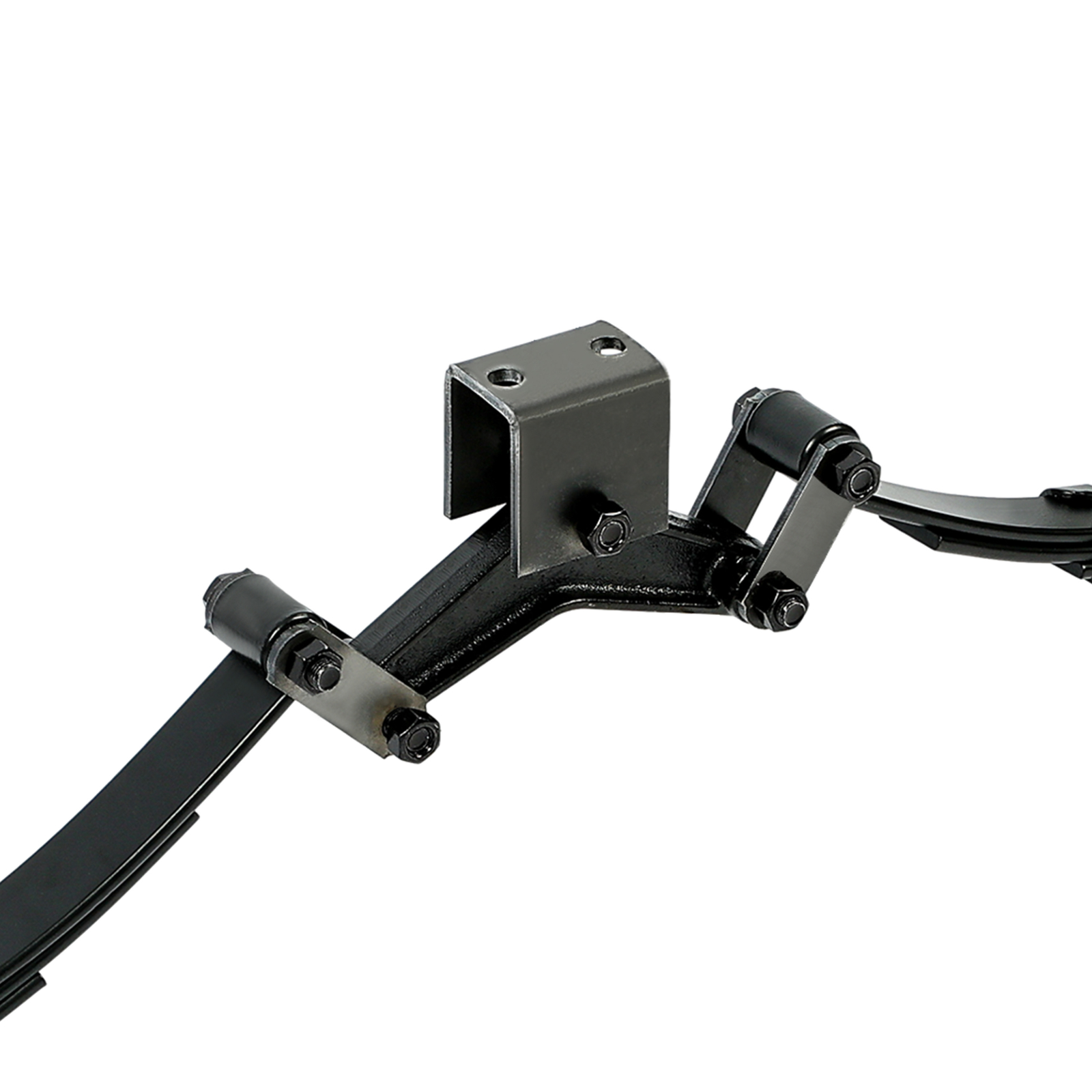Tandem Trailer Axle Suspension Kit W/Leaf Spring Equalizer Shackle Strap 3500LB