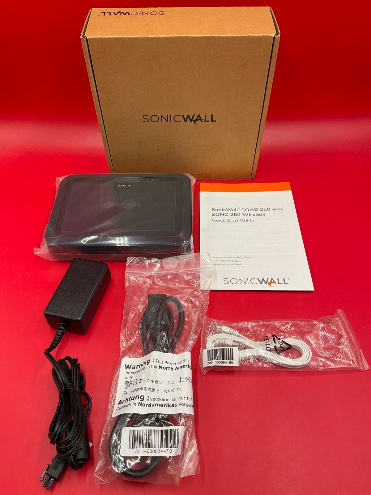 SonicWall SOHO 250 Internet Appliance 02-SSC-0938 ✅❤️️✅❤️️ BRAND NEW! SEALED!
