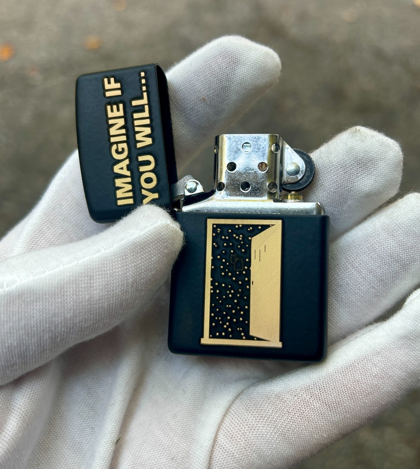 The Twilight Zone Theme Custom Engraved Black Matte Zippo Lighter | Made in USA