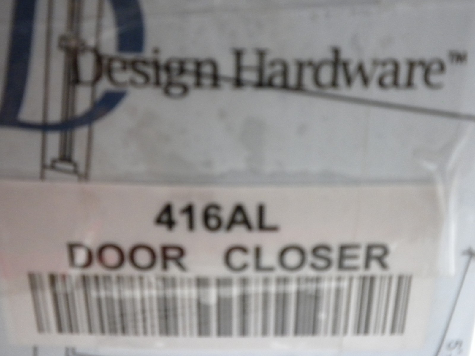 Design Hardware Model DH416AL Heavy Duty Door Closer