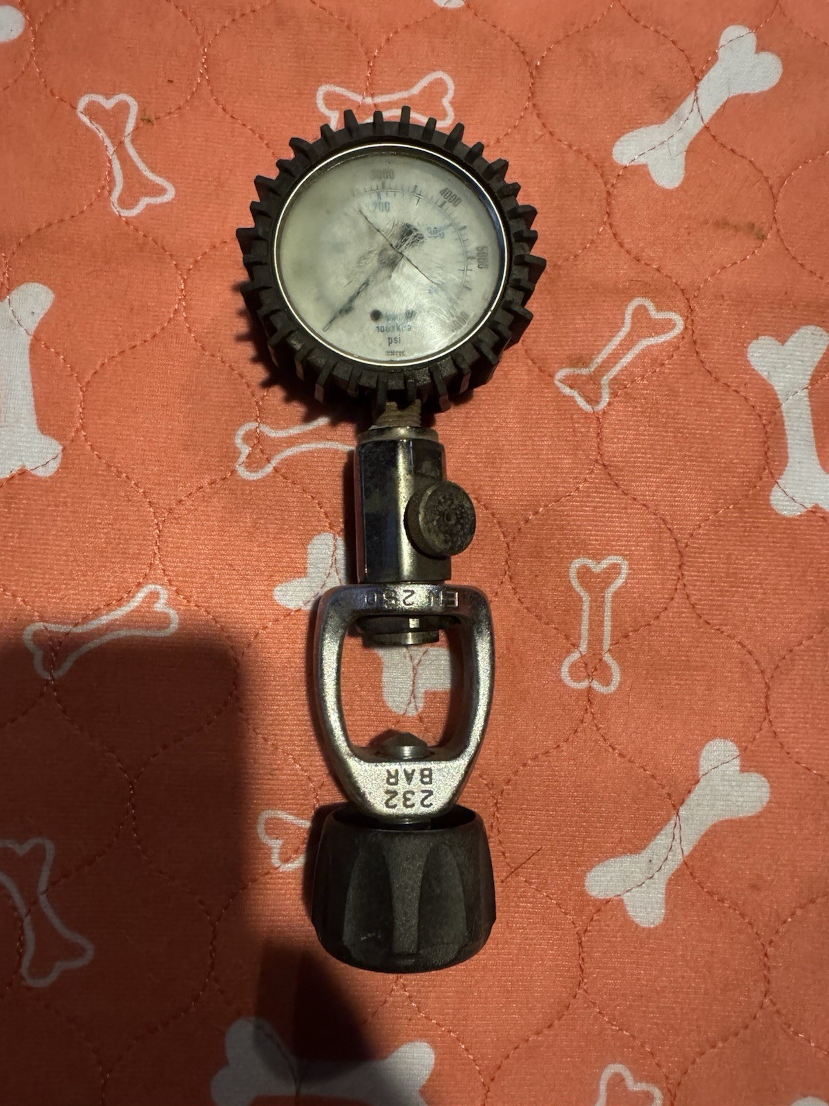 Dive Tank Pressure Tester EN250 232bar (untested). Used For Paintball.