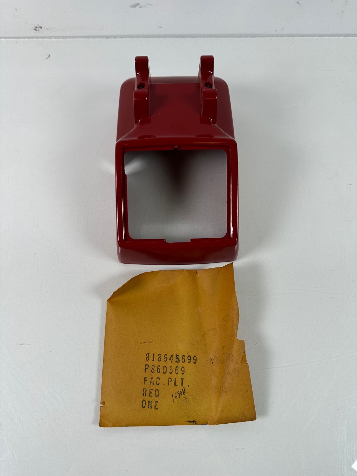 WESTERN ELECTRIC PHONE COVER RED W/ FACEPLATE