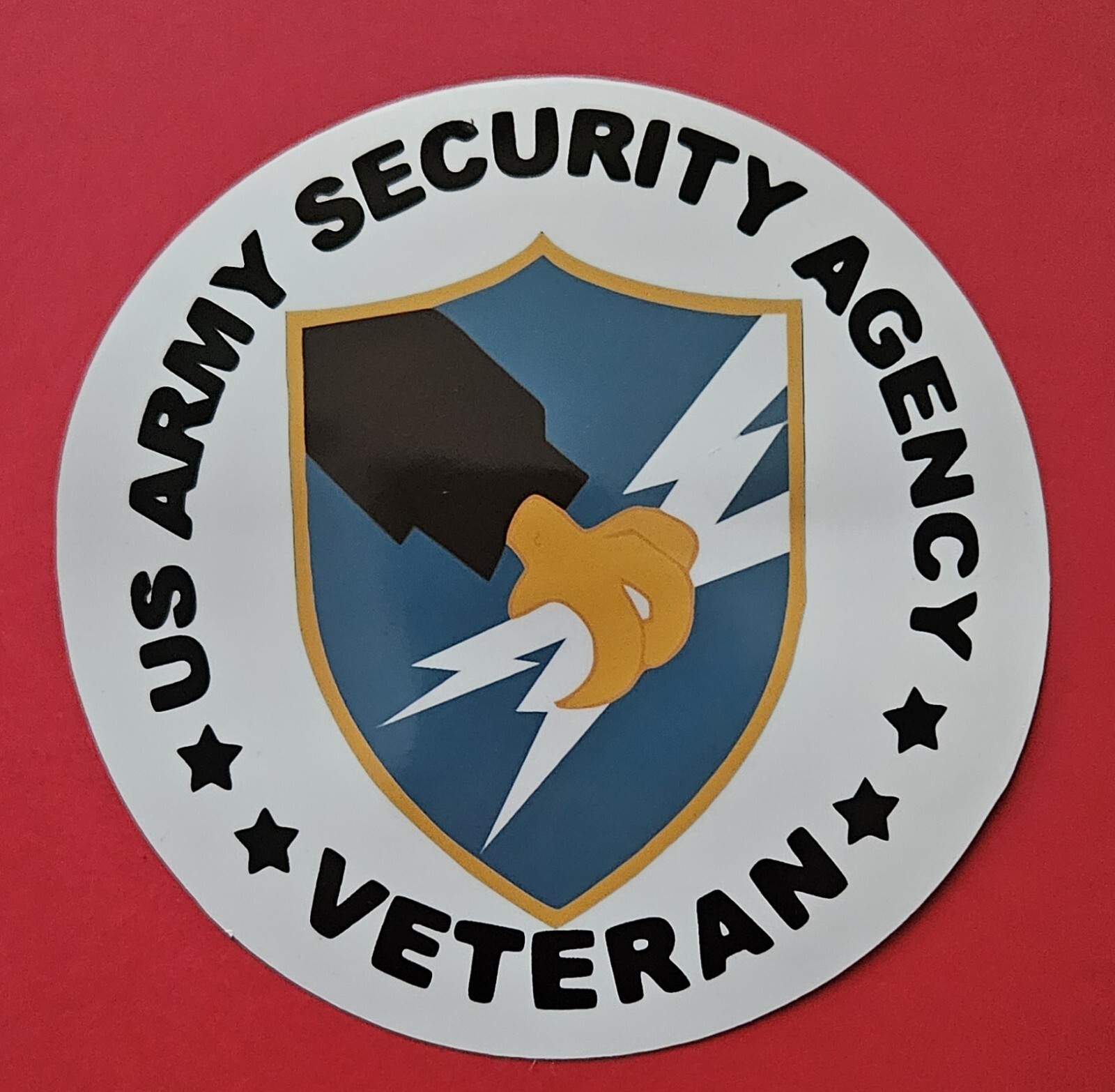 Army Security Agency Decal, Sticker,  ASA Sticker, ASA Decal