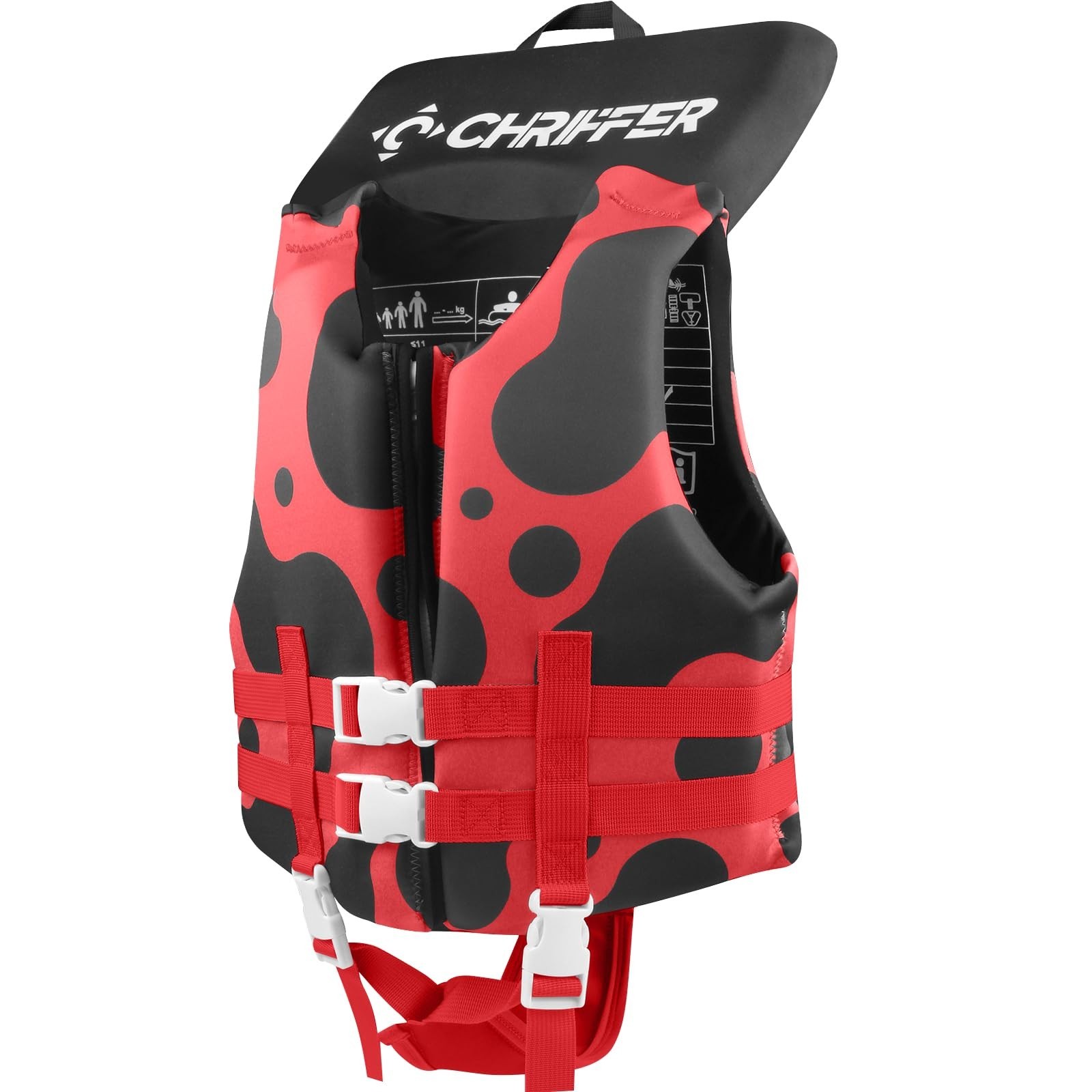 Chriffer Toddler Swim Vest Jacket for Boys Girls 20-70 Pounds/2-10 Years, Kid...