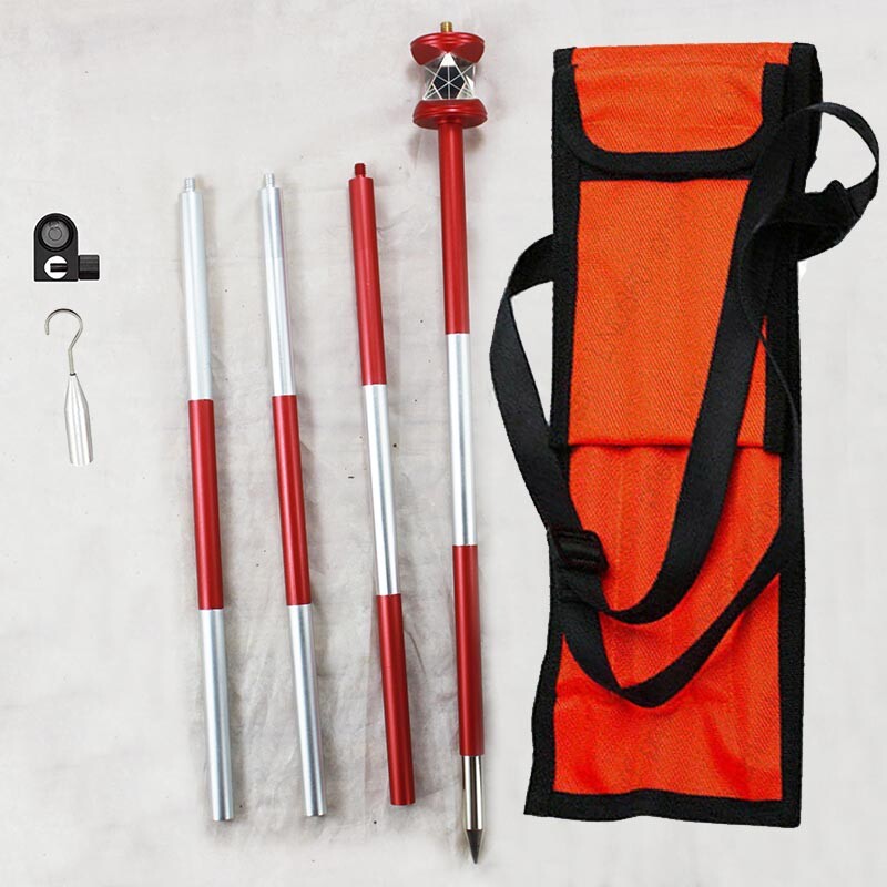 NEW 360 Mini Prism With 4 Poles Replaces GRZ101 for  Total Station Surveying