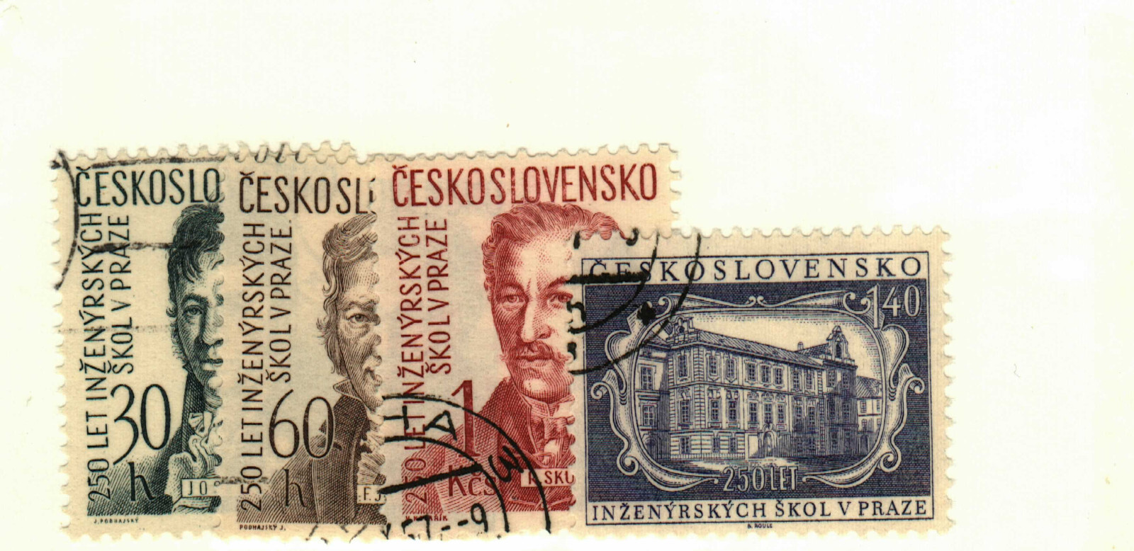 Czechoslovakia #807-10 used