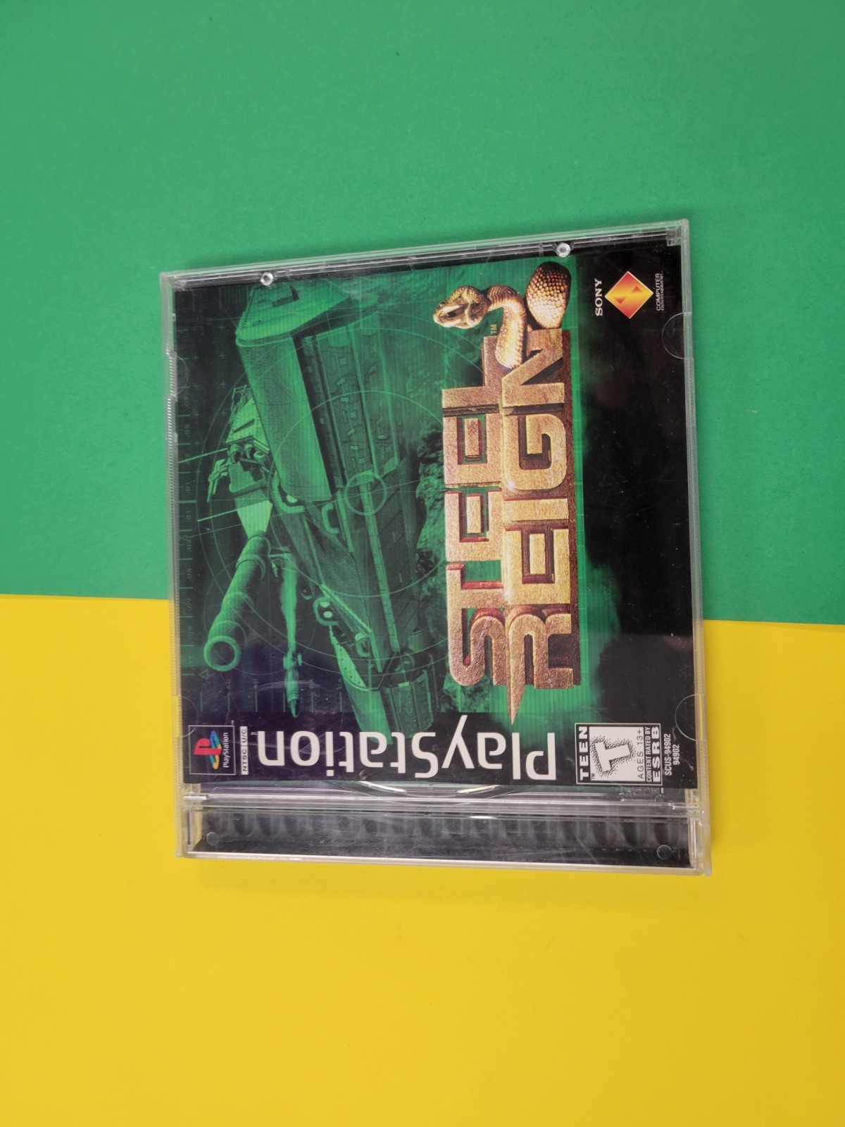 Steel Reign (Sony PlayStation 1, 1997) Case And Art Only