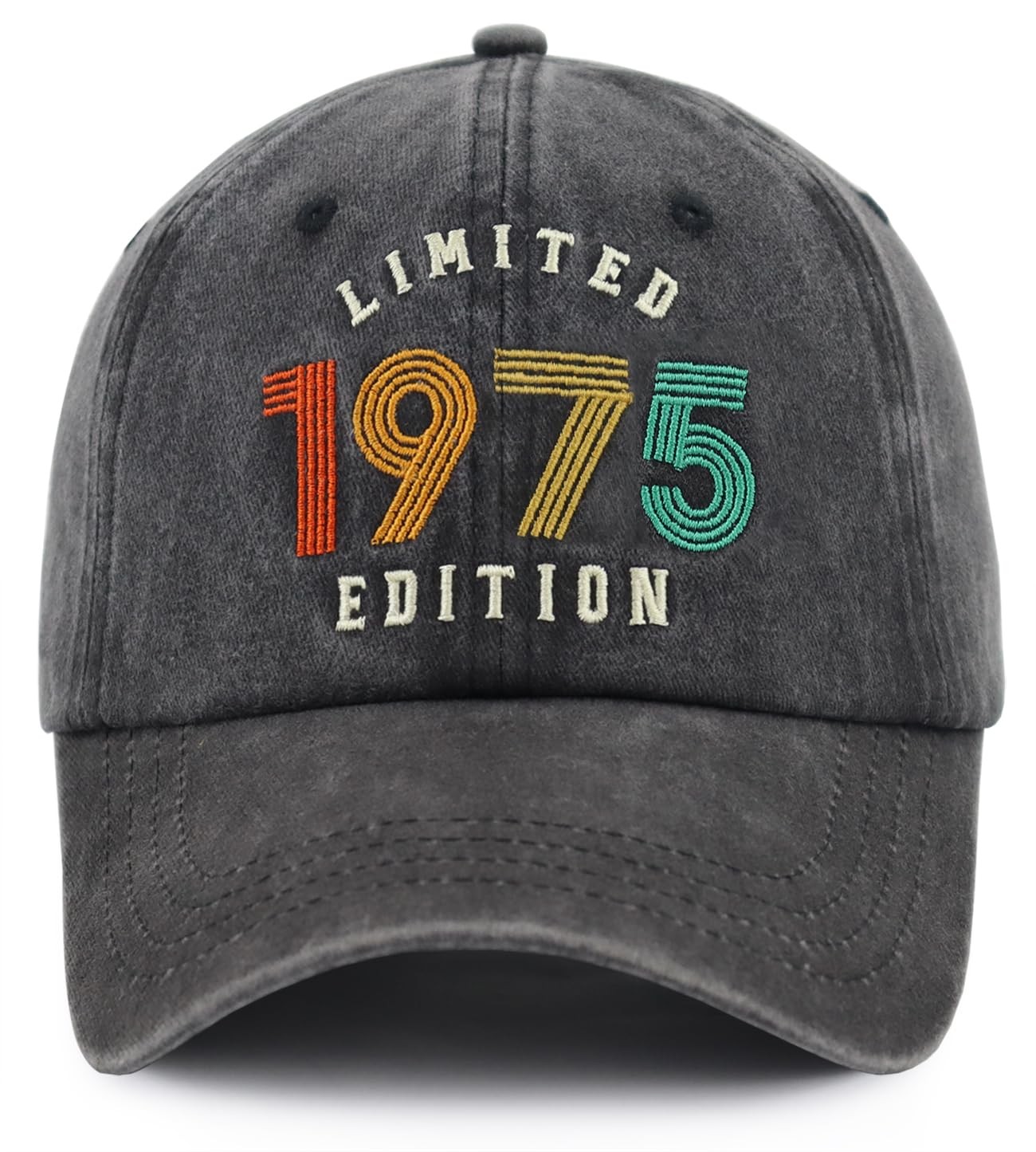 Funny 51th Birthday Gifts for Men Women, One Size, Limited 1975 Edition-black