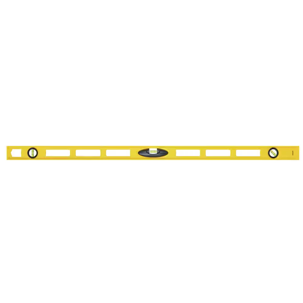 48 in Level Tool Bubble Level ABS Construction Carpenter Measuring Level Yellow