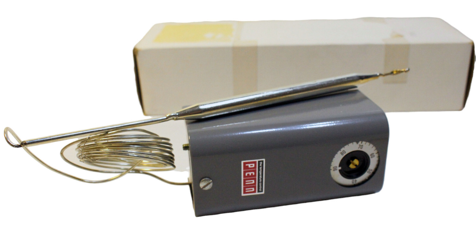 Johnson Controls Temperature Control Thermostat A19AA5-21 SPDT 40/90F 6ft Capila