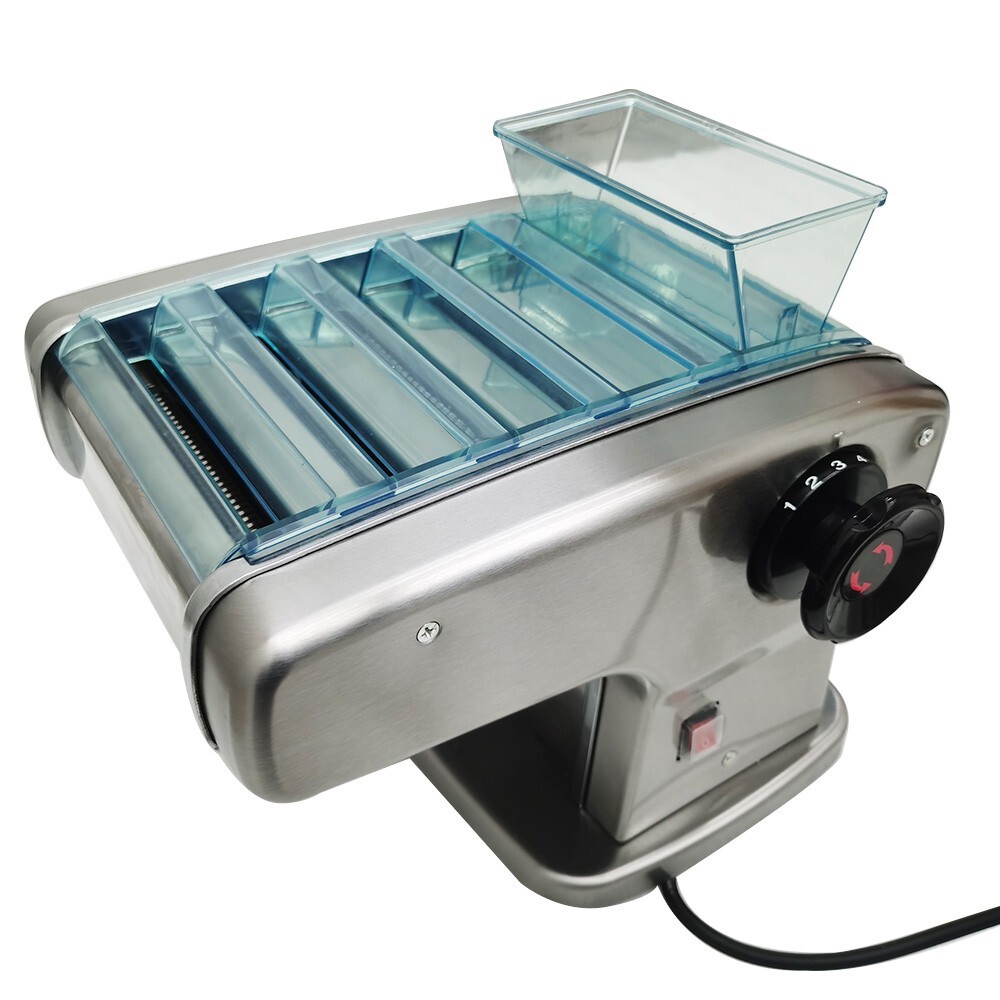 Used 110V Electric Home Kitchen Pasta Maker Noodles Making Machine Four Blade
