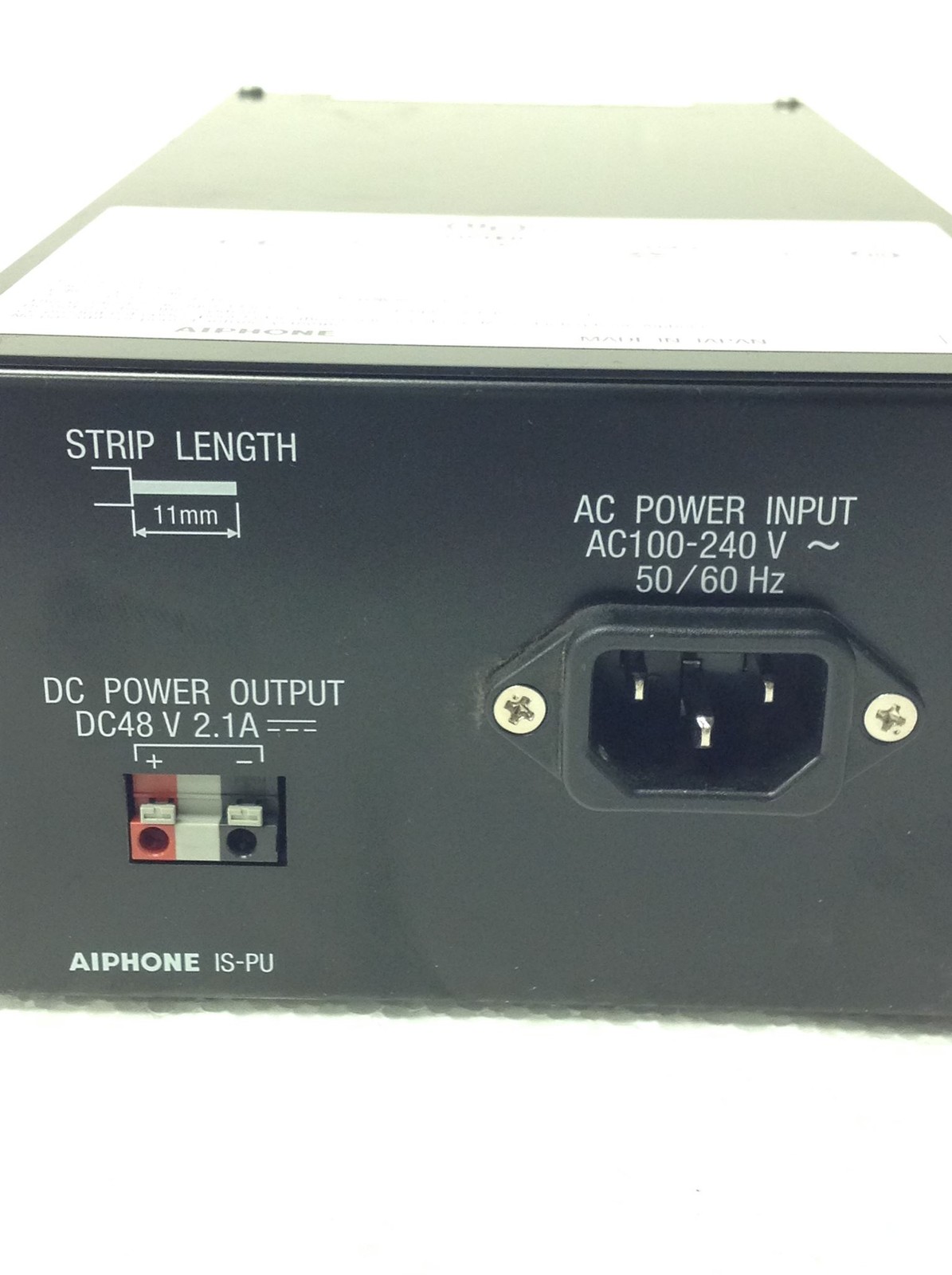 AIPHONE IS-PU Power Supply For IS Series Comm & Security Video Intercom FREESHIP
